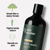 zesty forest body wash