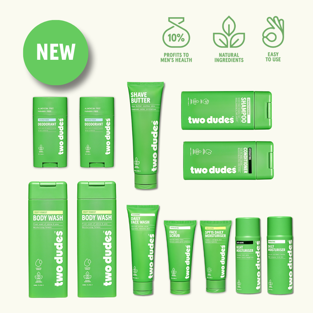 men's natural skin, hair, and body bundle – Two Dudes
